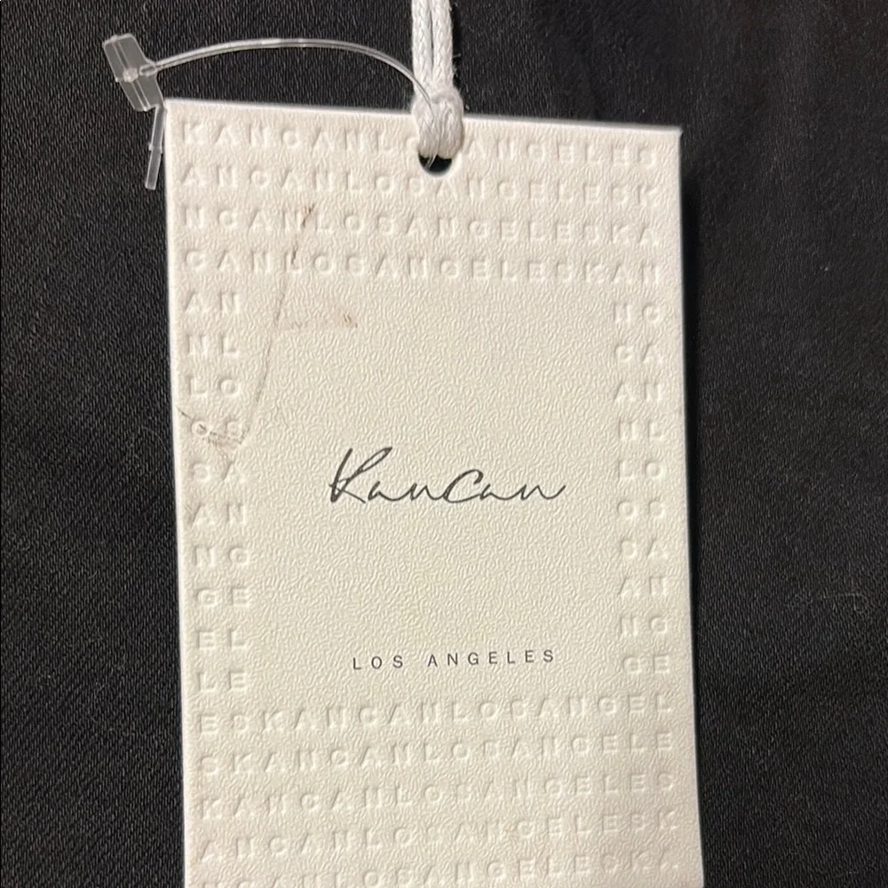 NWT KanCan Black Distressed Jean Shorts - Picture 6 of 11